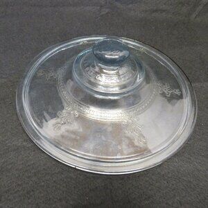 Vtg Fire King Philbee Sapphire Blue Replacement Lid 1941-1956.